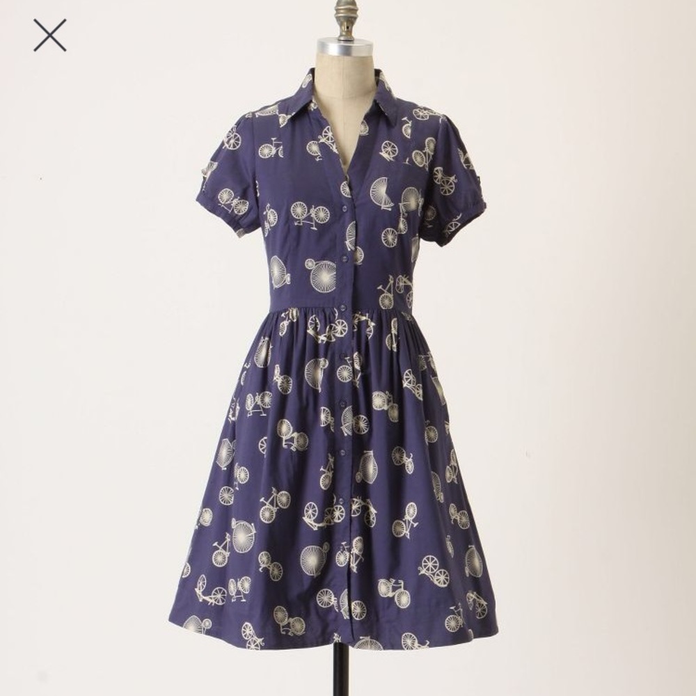 Anthropologie Two wheeler shirtdress🚲🚲🚲🚲